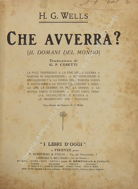 Che avverrà? Il domani del mondo. Traduzione di G. P. … | Immagine Gallery 2