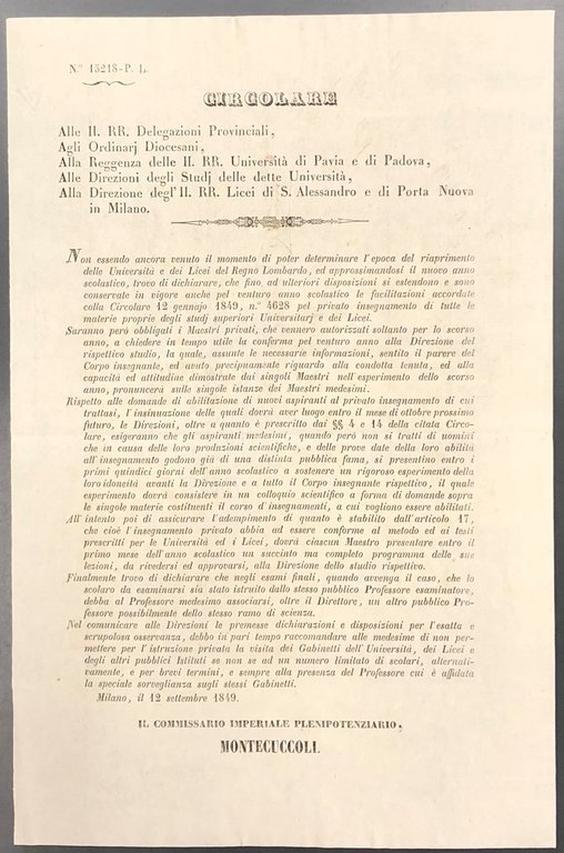 Circolare. Anche se in prossimità del nuovo anno scolastico non … | Immagine Gallery 2