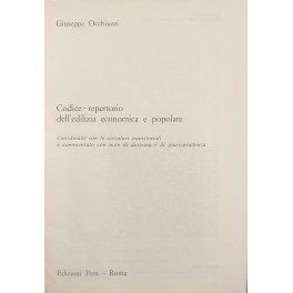 Codice - Repertorio dell'edilizia economica e popolare. Coordinato con le …