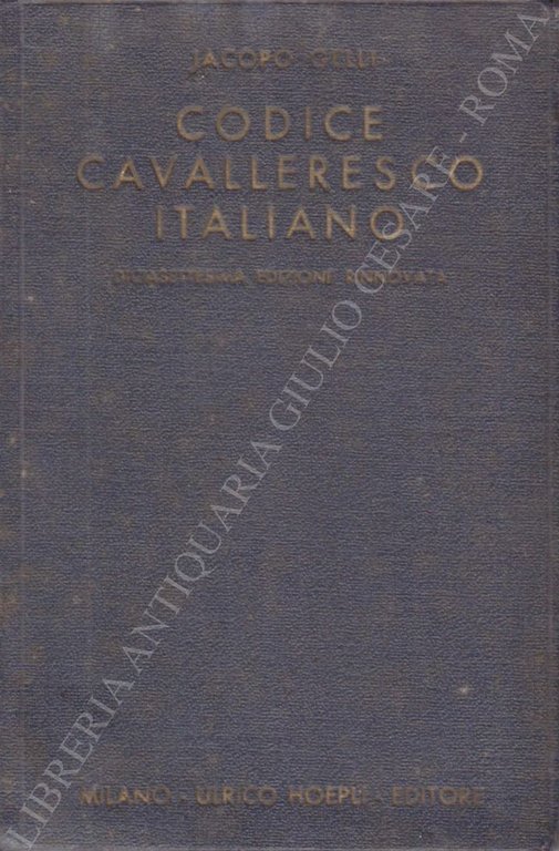 Codice cavalleresco italiano | Immagine Gallery 2