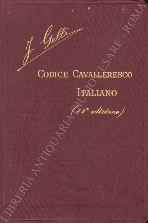 Codice cavalleresco italiano e appendice sul giurì d'onore militare | Immagine Gallery 2