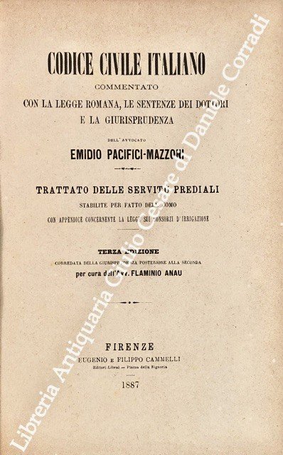 Codice civile italiano commentato con la legge romana, le sentenze … | Immagine Gallery 2