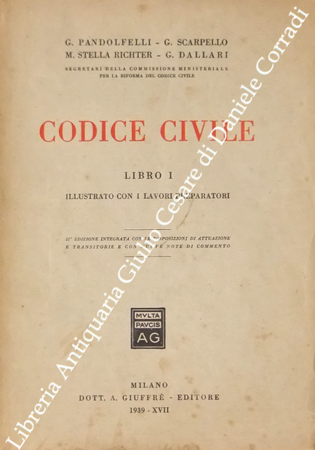 Codice civile. Libro primo. Illustrato con i lavori preparatori | Immagine Gallery 2