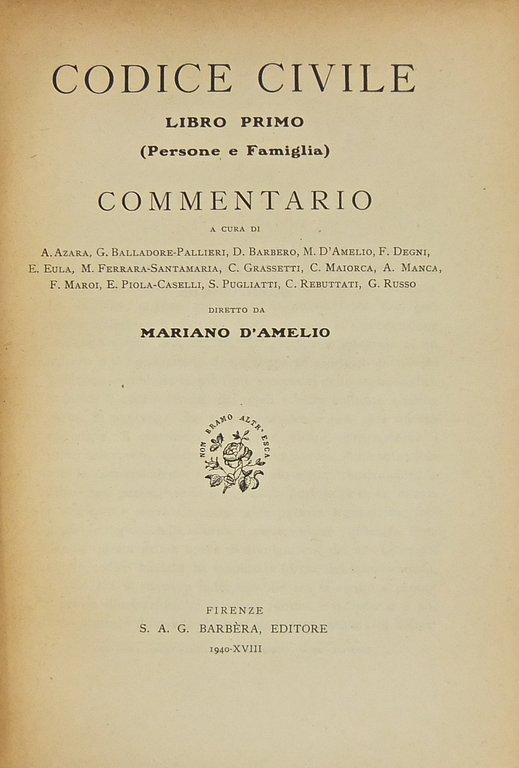 Codice civile. Libro primo. (Persone e famiglia). Commentario | Immagine Gallery 2