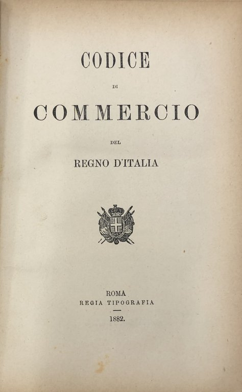 Codice di commercio del Regno d'Italia | Immagine Gallery 2