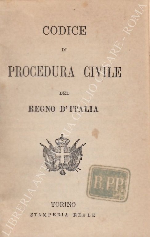 Codice di procedura civile del Regno d'Italia | Immagine Gallery 2