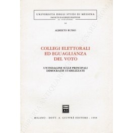 Collegi elettorali ed eguaglianza del voto. Un'indagine sulle principali democrazie …