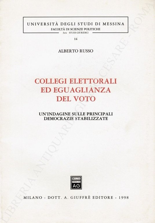 Collegi elettorali ed eguaglianza del voto. Un'indagine sulle principali democrazie … | Immagine Gallery 2