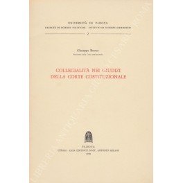 Collegialità nei giudizi della Corte costituzionale