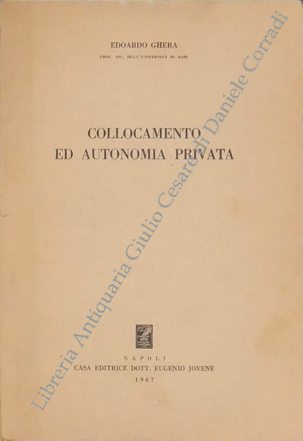 Collocamento ed autonomia privata | Immagine Gallery 2