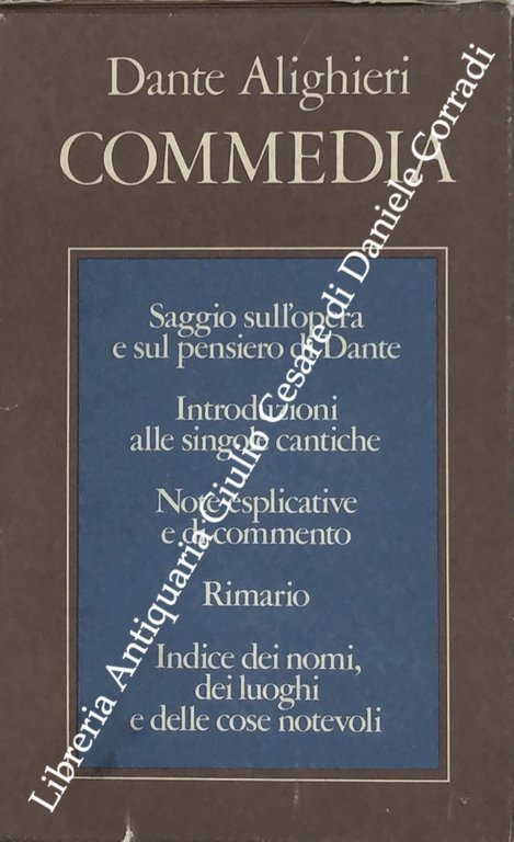 Commedia. A cura di Emilio Pasquini e Antonio Quaglio. Rimario, … | Immagine Gallery 2