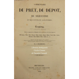 Commentaire du pret du depot du sequestre et des contrats …