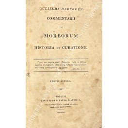 Commentarii de morborum historia et curatione