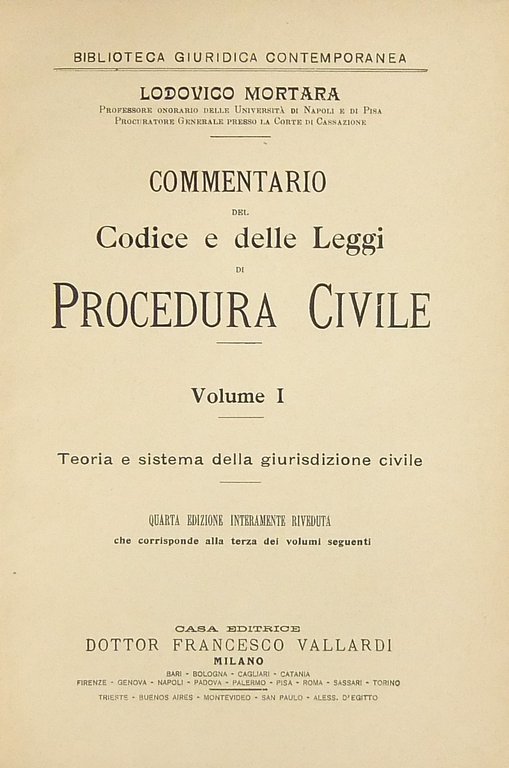 Commentario del Codice e delle Leggi di Procedura Civile. Vol. … | Immagine Gallery 3