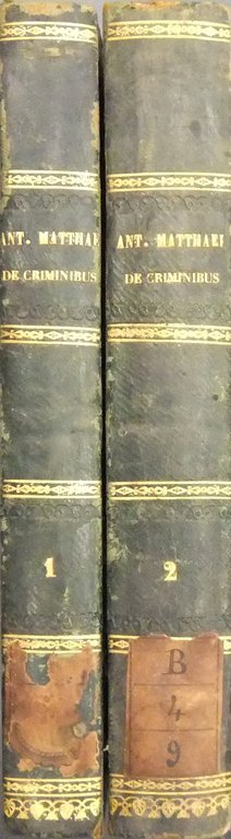 Commentarius ad Lib XLVII et XLVIII Dig. De criminibus cum … | Immagine Gallery 2