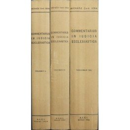 Commentarius in iudicia ecclesiastica iuxta codicem iuris canonici. Curante Victorio …