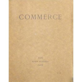 Commerce. Cahiers trimestriels publies par les soins de Paul Valery, …