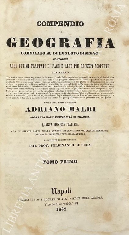 Compendio di geografia compilato su di un nuovo disegno conforme … | Immagine Gallery 2