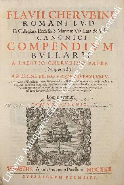 Compendium Bullari a Laertio Cherubino patre Nuoer editi A.B. Leone … | Immagine Gallery 2