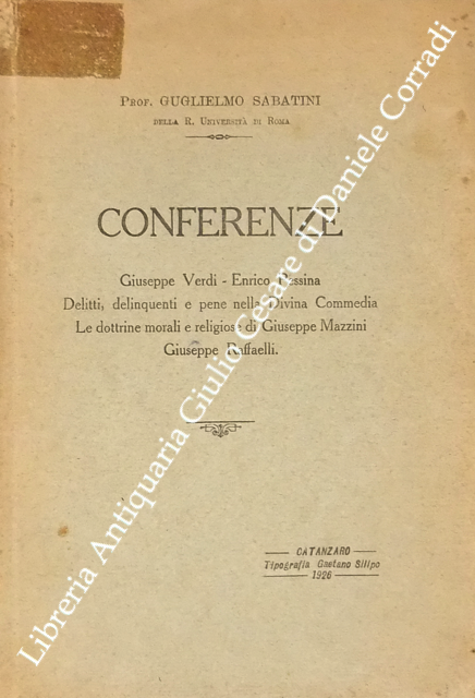 Conferenze. Giuseppe Verdi; Enrico Pessina; Delitti, delinquenti e pene nella … | Immagine Gallery 2