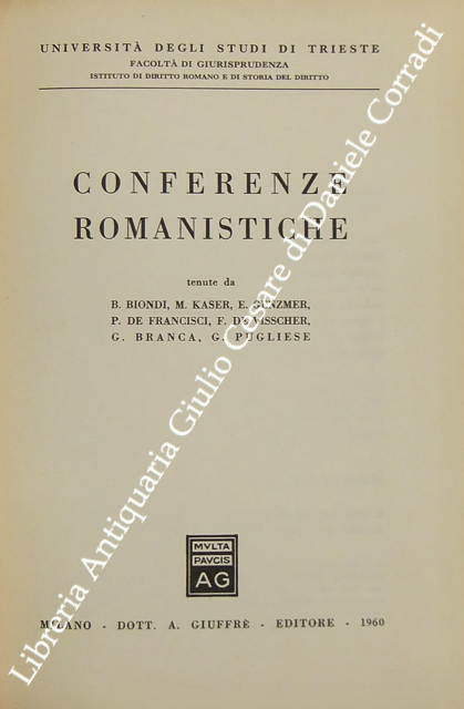 Conferenze romanistiche | Immagine Gallery 2