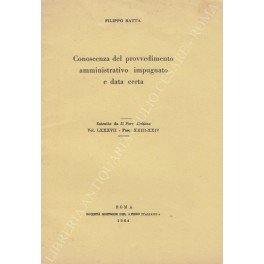 Conoscenza del provvedimento amministrativo inpugnato e data certa | Immagine principale