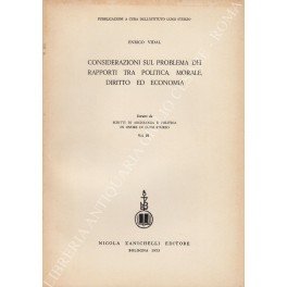 Considerazioni sul problema dei rapporti tra politica, morale, diritto ed … | Immagine principale