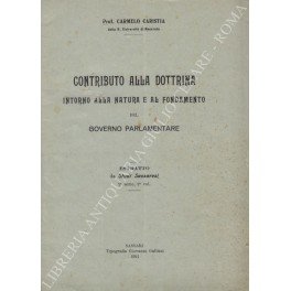 Contributo alla dottrina intorno alla natura e al fondamento del …