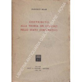 Contributo alla teoria dei consorzi nello Stato corporativo | Immagine principale