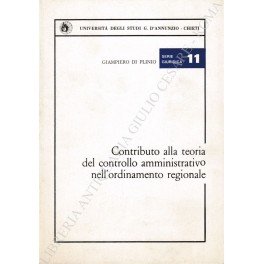 Contributo alla teoria del controllo amministrativo nell'ordinamento regionale | Immagine Gallery 1