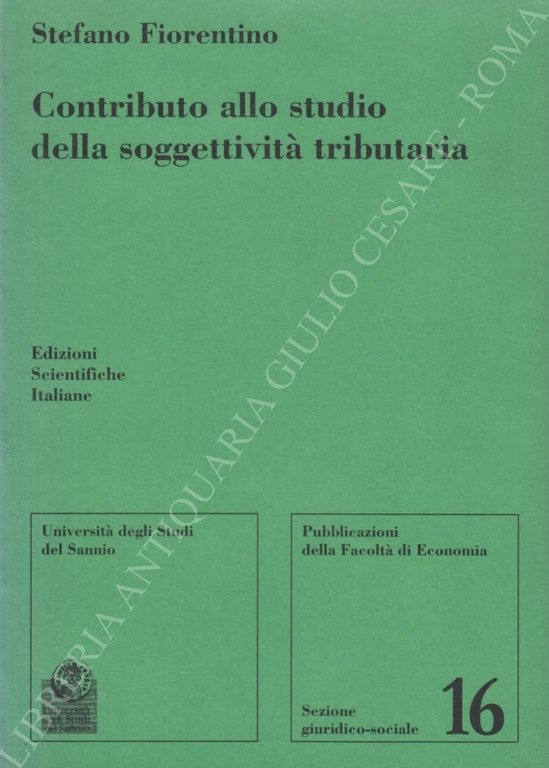 Contributo allo studio della soggettività tributaria | Immagine Gallery 2