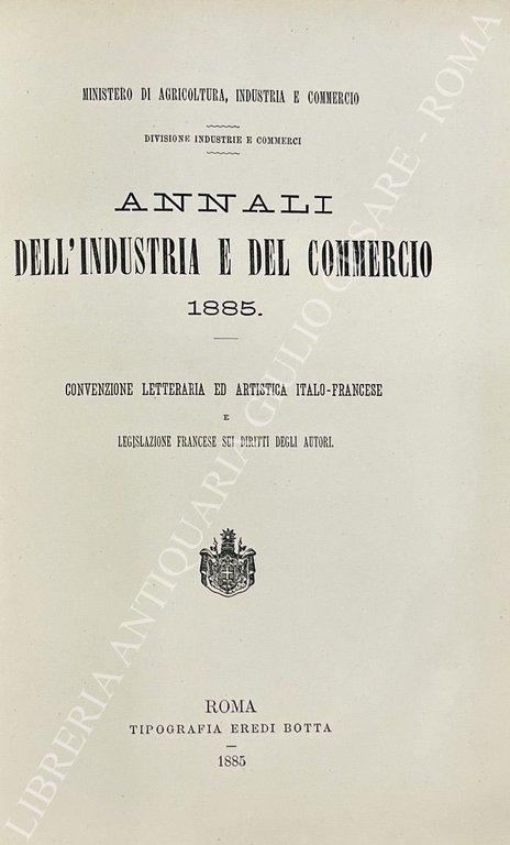 Convenzione letteraria ed artistica italo-francese e legislazione francese sui diritti … | Immagine Gallery 2