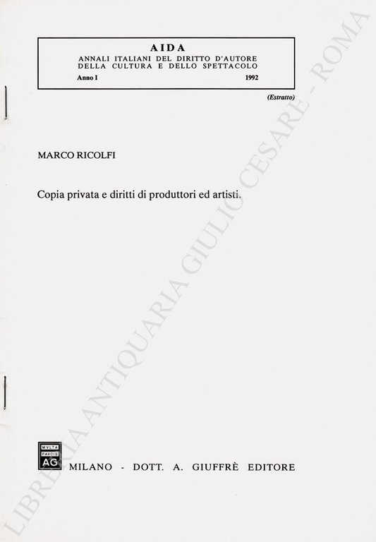 Copia privata e diritti di produttori ed artisti | Immagine Gallery 2