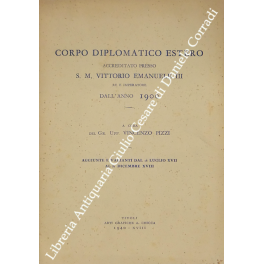 Corpo diplomatico estero accreditato presso S.M. Vittorio Emanuele III, Re …