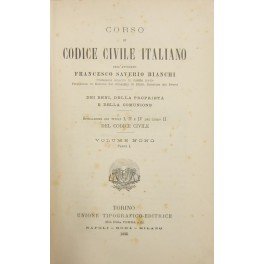 Corso di Codice civile italiano. Vol. IX (3 parti) - …