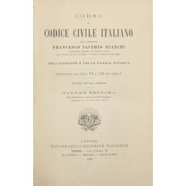 Corso di Codice civile italiano. Vol. VII - Dell'adozione e … | Immagine Gallery 1