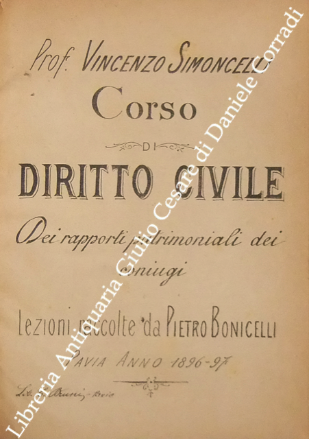Corso di diritto civile. Dei rapporti patrimoniali dei coniugi. Lezioni … | Immagine Gallery 2