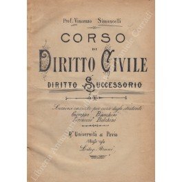 Corso di diritto civile. Diritto successorio. Lezioni raccolte per cura … | Immagine principale