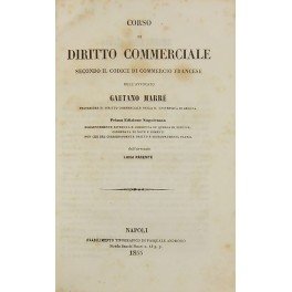 Corso di diritto commerciale secondo il codice di commercio francese