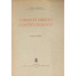Corso di diritto costituzionale