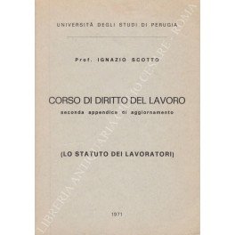 Corso di diritto del lavoro. Seconda appendice di aggiornamento. (Lo … | Immagine Gallery 1