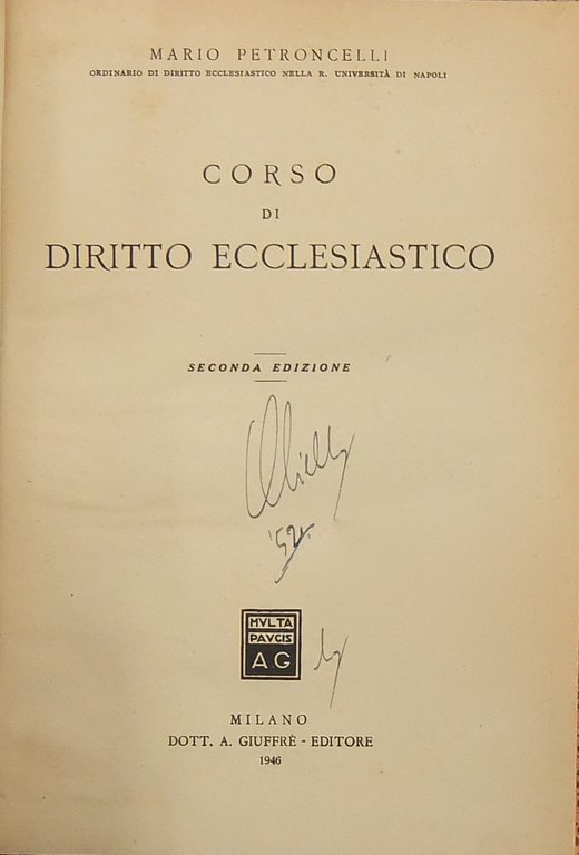 Corso di diritto ecclesiastico | Immagine Gallery 2