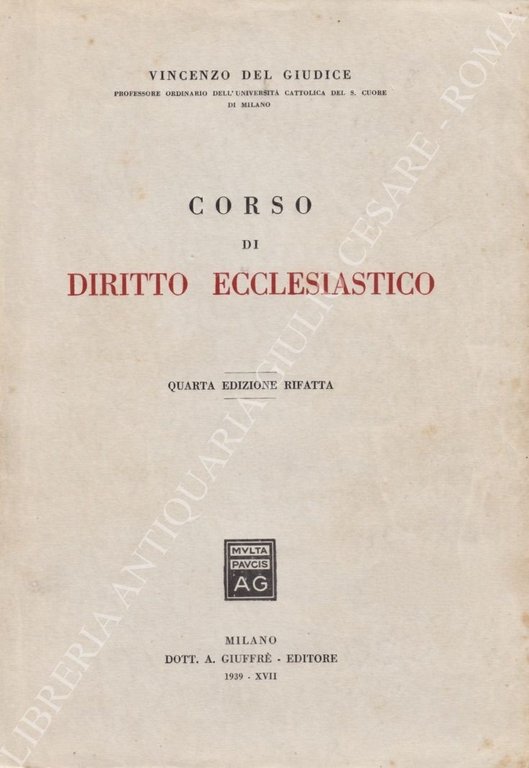 Corso di diritto ecclesiastico | Immagine Gallery 2
