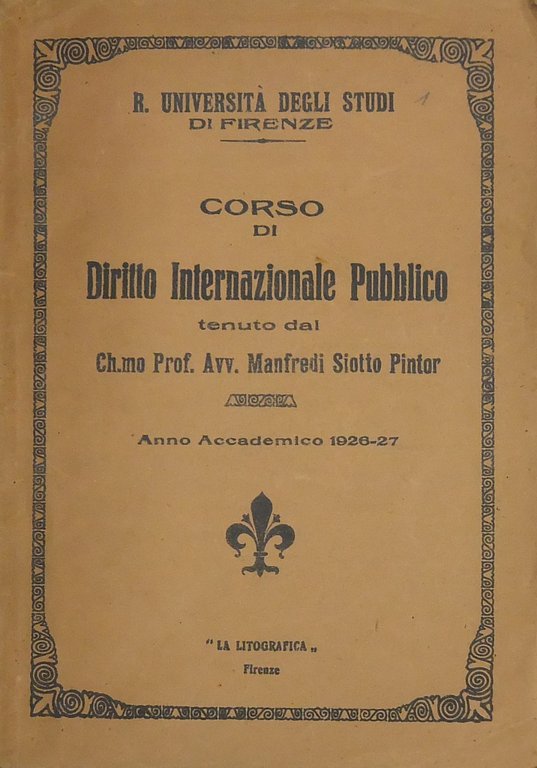 Corso di diritto internazionale pubblico. Anno accademico 1926-27 | Immagine Gallery 2