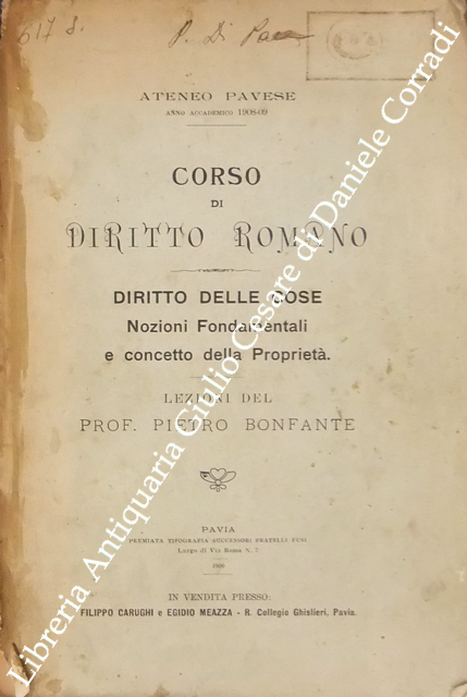 Corso di diritto romano. Diritto delle cose. Nozioni Fondamentali e … | Immagine Gallery 2