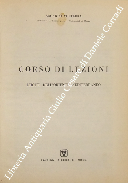 Corso di lezioni. Diritti dell'Oriente Mediterraneo | Immagine Gallery 2