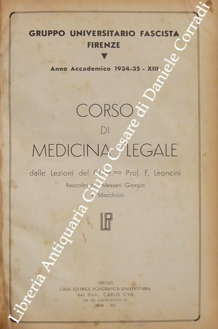 Corso di medicina legale dalle lezioni del Chiarissimo prof. F. … | Immagine Gallery 2