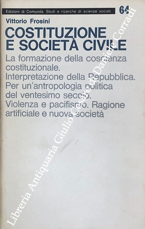 Costituzione e società civile. La formazione della coscienza costituzionale. interpretazione … | Immagine Gallery 2