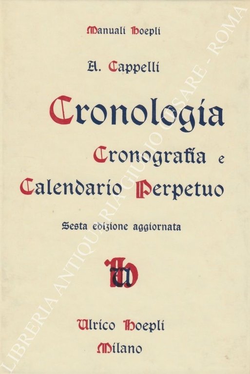 Cronologia, Cronografia e Calendario Perpetuo. Dal principio dell'era cristiana ai … | Immagine Gallery 2