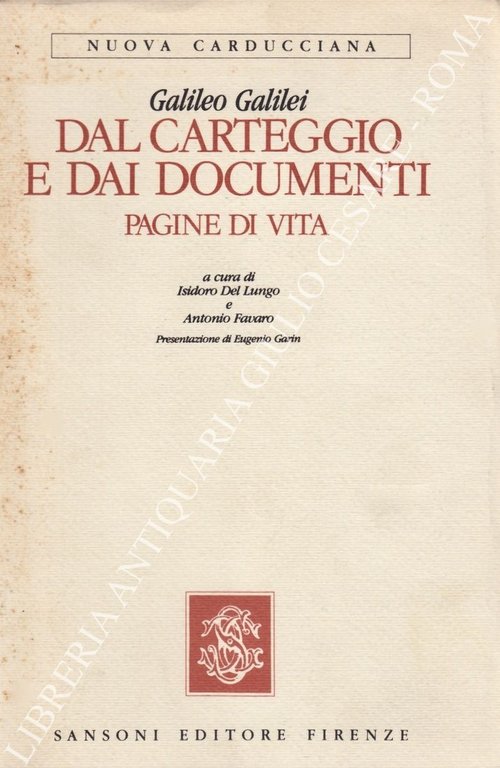 Dal carteggio e dai documenti. Pagine di vita. A cura … | Immagine Gallery 2